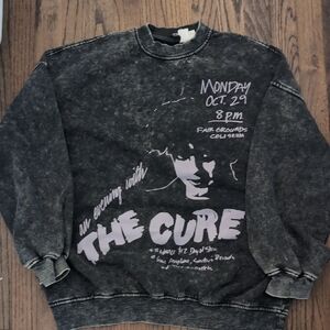 H&M Black Graphic Sweatshirt